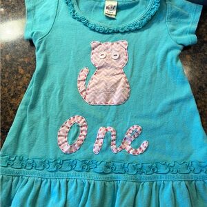 Kids Casual Dress in Blue by Kavio!